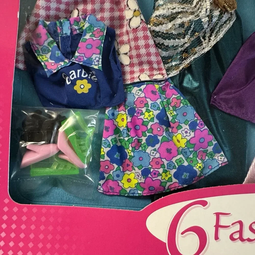 Vintage‎ 1998 Mattel Barbie 6 Fashion Gift Pack #68073-72 NIB NOS - RARE!